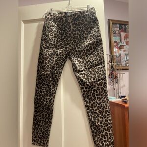 NWOT Veronica beard coated leopard jeans. Never worn!